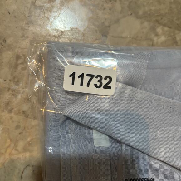 Gitman Bros Rochester Shirt Mens 19 36 Pinpoint Cotton Oxford Long Sleeve - Picture 12 of 12